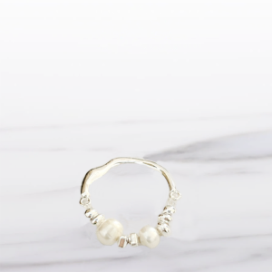 925 Silver Ring with Pearl