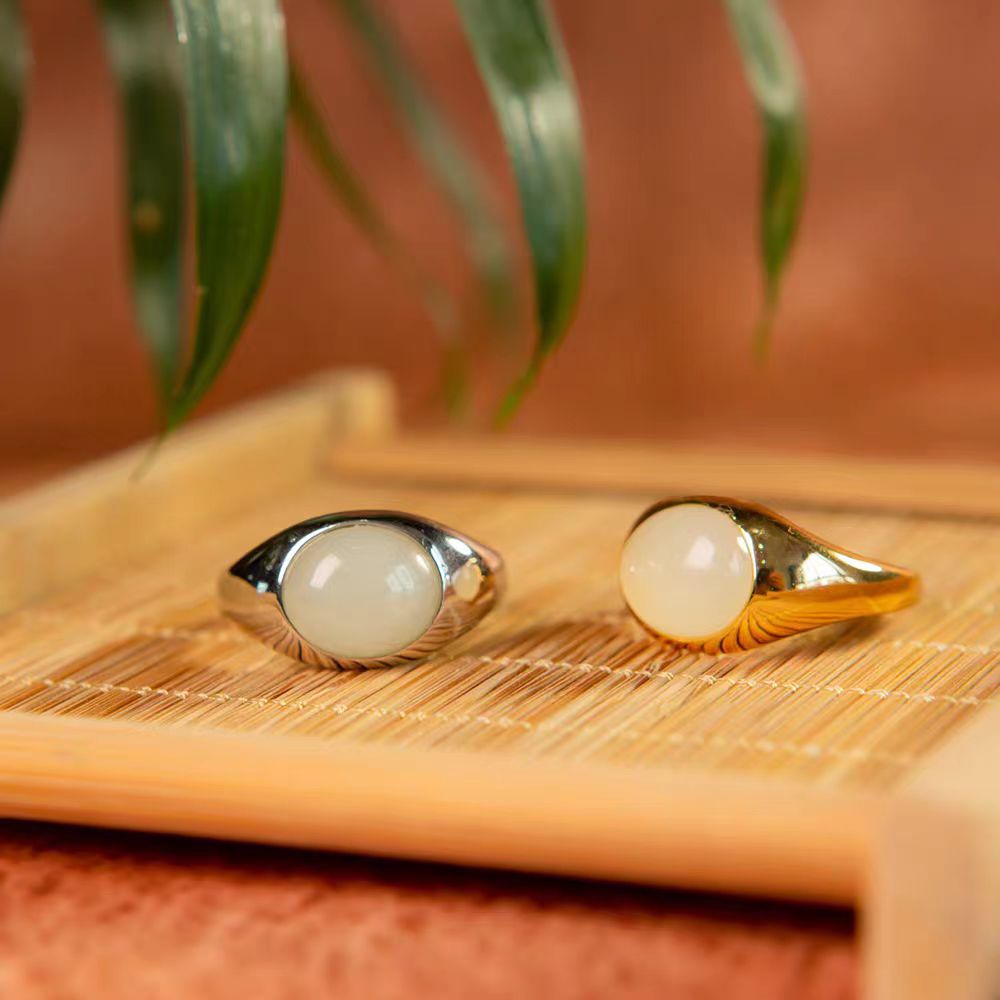 Vintage Mallard Cat's Eye Ring - Image 2